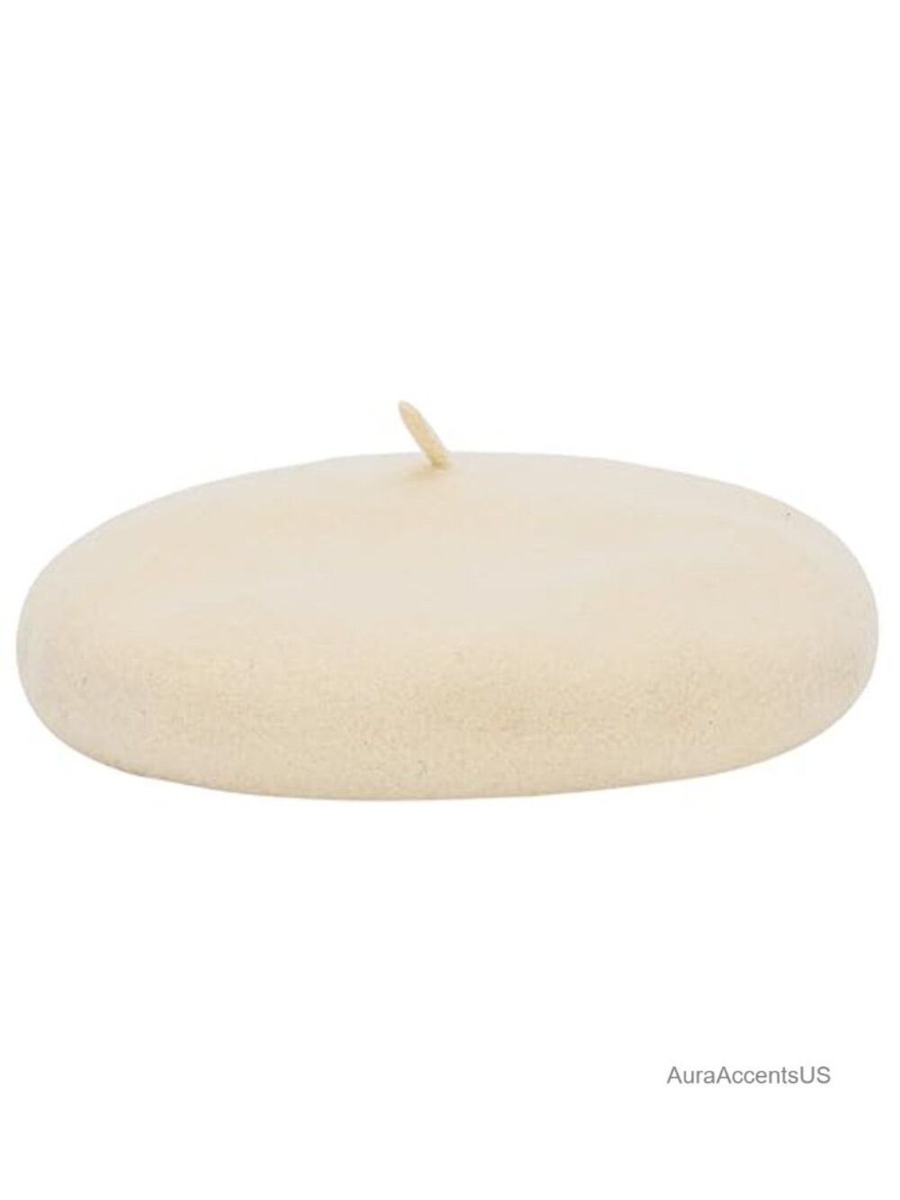 Girls French Wool Beret Hat Solid Beanie Cap